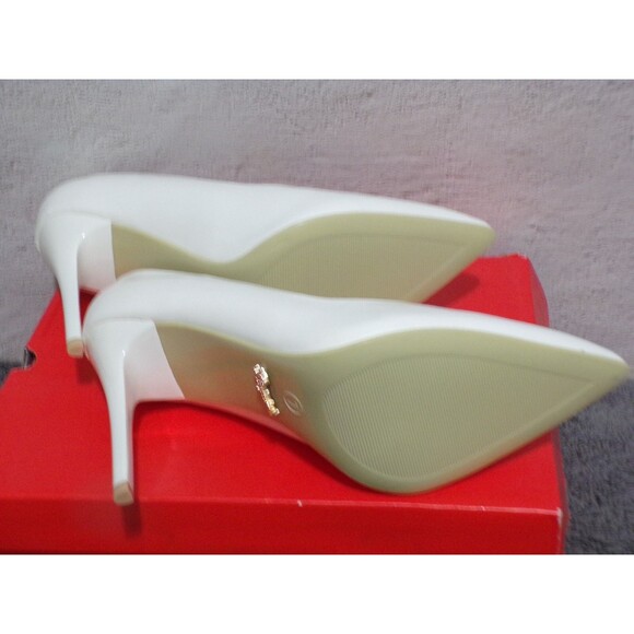 !! FINAL MKDWN Hingswink Comfy Women's Shoes White Size 7 4" Heel - Picture 4 of 6